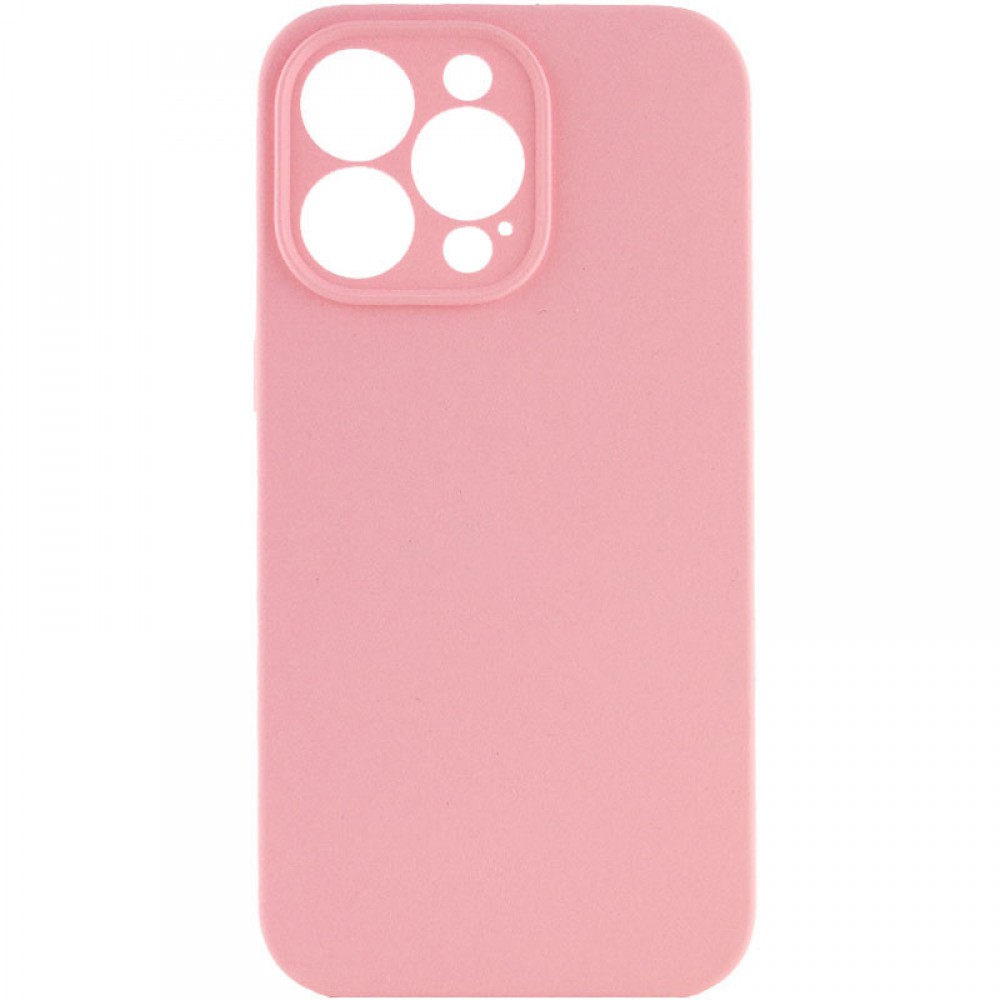 Чохол Silicone Case Full Camera Protective (AA) NO LOGO для Apple iPhone 15 Pro (6.1") Рожевий / Light pink Чохол Silicone Case Full Camera Protective (AA) NO LOGO для Apple iPhone 15 Pro (6.1") Рожевий / Light pink