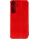 Шкіряний чохол-книжка Belora для Samsung Galaxy A35 Red
