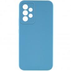 Чохол TPU GETMAN Liquid Silk Full Camera для Samsung Galaxy A32 4G Блакитний / Blue