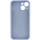 Чохол Silicone Case Full Camera Protective (AA) NO LOGO для Apple iPhone 13 (6.1") Блакитний / Lilac Blue