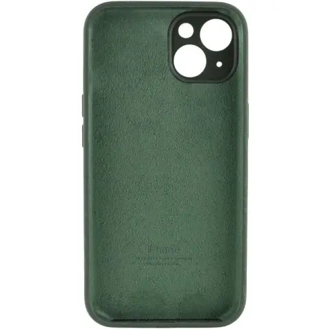 Чохол Silicone Case Full Camera Protective (AA) для Apple iPhone 15 (6.1") Зелений / Cyprus Green