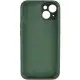 Чохол Silicone Case Full Camera Protective (AA) для Apple iPhone 15 (6.1") Зелений / Cyprus Green
