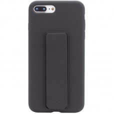 Чохол Silicone Case Hand Holder для Apple iPhone 7 plus / 8 plus (5.5") Чорний / Black