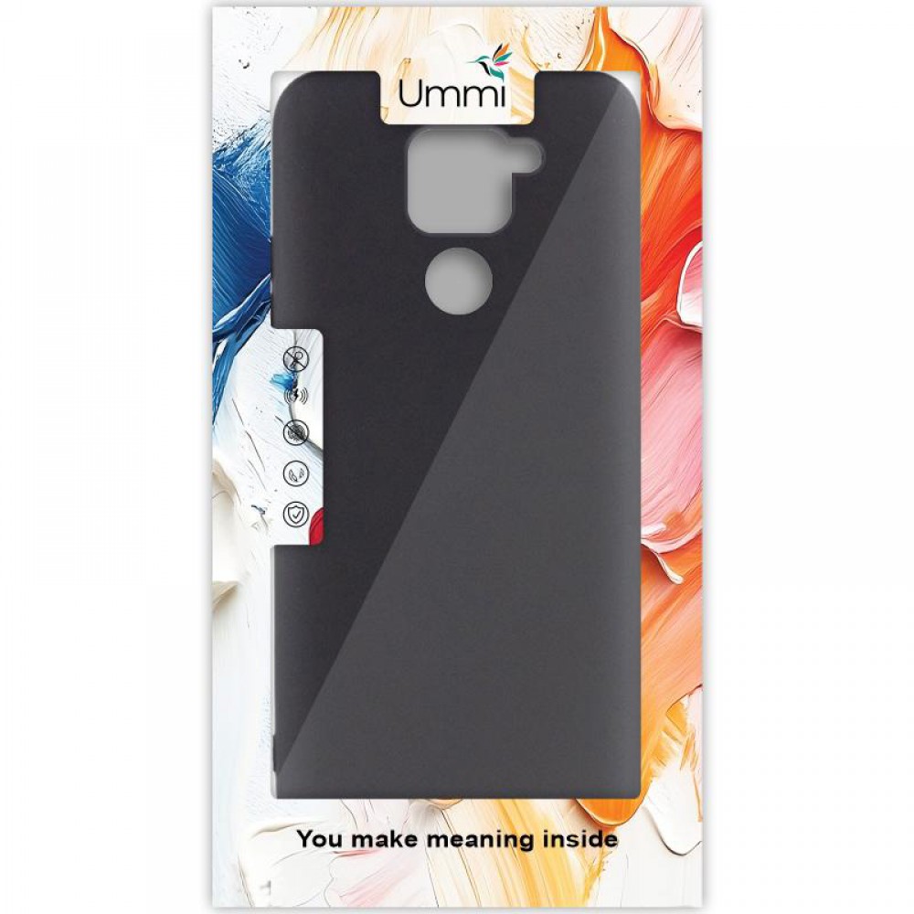 Чохол Silicone Cover Ummi Lakshmi (AA) для Xiaomi Redmi Note 9 / Redmi 10X Чорний / Black