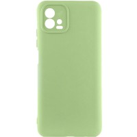 Чохол TPU GETMAN Liquid Silk Full Camera для Motorola Moto G72 Зелений / Pistachio