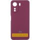 Чохол Silicone Cover Lakshmi Full Camera (AAA) with Logo для Xiaomi Redmi 15C (EU) Бордовий / Plum