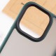 TPU+PC чохол Metal Buttons для Apple iPhone 14 (6.1") Зелений