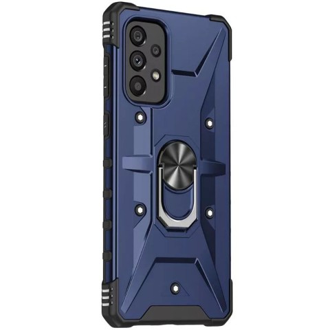 Ударостійкий чохол Pathfinder Ring для Samsung Galaxy A33 5G Синій / Navy