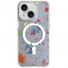 Чохол TPU+PC Flush with MagSafe для Apple iPhone 13 (6.1") White