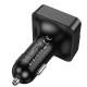АЗП FM модулятор Borofone BC60 Hero 35W (2USB-A/1C) Black