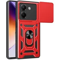 Чохол Ummi Camshield Serge Ring для Xiaomi Poco F7 Червоний