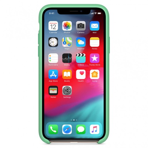 Чохол Silicone Case without Logo (AA) для Apple iPhone 11 Pro (5.8") Зелений / Spearmint