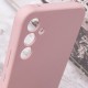 Чохол Silicone Cover Lakshmi Full Camera (AAA) with Logo для Samsung Galaxy S24 FE Рожевий / Pink Sand