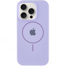 Чохол Silicone Case Full Protective (AA) with MagSafe для Apple iPhone 16 Pro Max (6.9") Бузковий / Dasheen