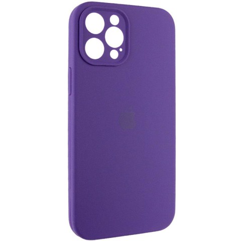 Чохол Silicone Case Full Camera Protective (AA) для Apple iPhone 12 Pro Max (6.7") Фіолетовий / Amethyst