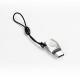 Перехідник Hoco UA8 MicroUSB to Type-C Сталевий
