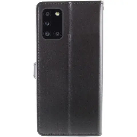 Шкіряний чохол-книжка GETMAN Gallant (PU) для Samsung Galaxy A31 Чорний