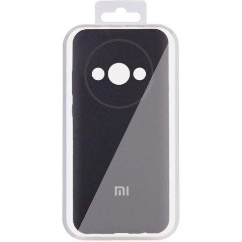 Чохол Silicone Cover Lakshmi Full Camera (AA) with logo для Xiaomi Redmi A3 Чорний / Black