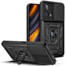 Чохол Ummi Camshield Serge Ring для Xiaomi Poco X4 GT Чорний