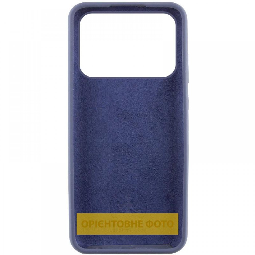 Чохол Silicone Cover Lakshmi (AAA) для Xiaomi Poco X6 / Note 13 Pro 5G Темно-синій / Midnight blue