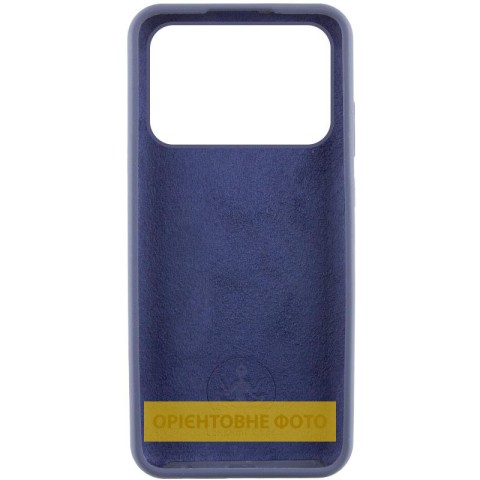 Чохол Silicone Cover Lakshmi (AAA) для Xiaomi Poco X6 / Note 13 Pro 5G Темно-синій / Midnight blue