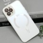 Чохол TPU+Glass Sapphire Midnight with MagSafe для Apple iPhone 15 Pro (6.1") Білий / White