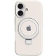 Чохол Silicone Case Full Protective with Ring для Apple iPhone 16 Plus (6.7") White