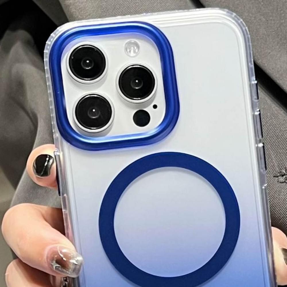 Чохол TPU+PC Shadow with MagSafe для Apple iPhone 14 Pro (6.1") Blue