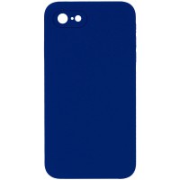 Чохол Silicone Case Square Full Camera Protective (AA) NOLOGO для Apple iPhone 6/6s (4.7") Синій / Deep navy