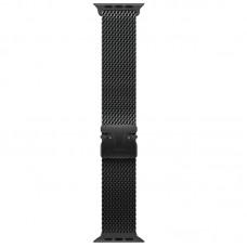 Ремінець Hoco WA33 Original series umbrella buckle Milanese steel strap для Apple watch 38/40/41/42mm Black