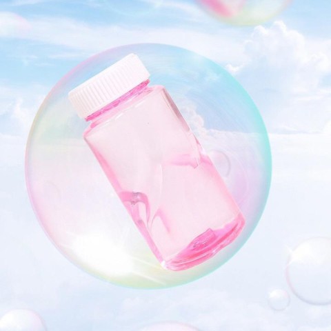 Фотокамера-генератор мильних бульбашок 9996 Children's camera Rabbit / Pink