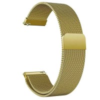 Ремінець Milanese Loop для Smart Watch 22mm Gold