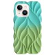 TPU чохол Leaf для Apple iPhone 15 (6.1") Marine Green / Mint
