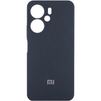 Чохол Silicone Cover Lakshmi Full Camera (AAA) with Logo для Xiaomi Redmi 13C 4G/5G / Poco C65/M6 5G Сірий / Dark Gray