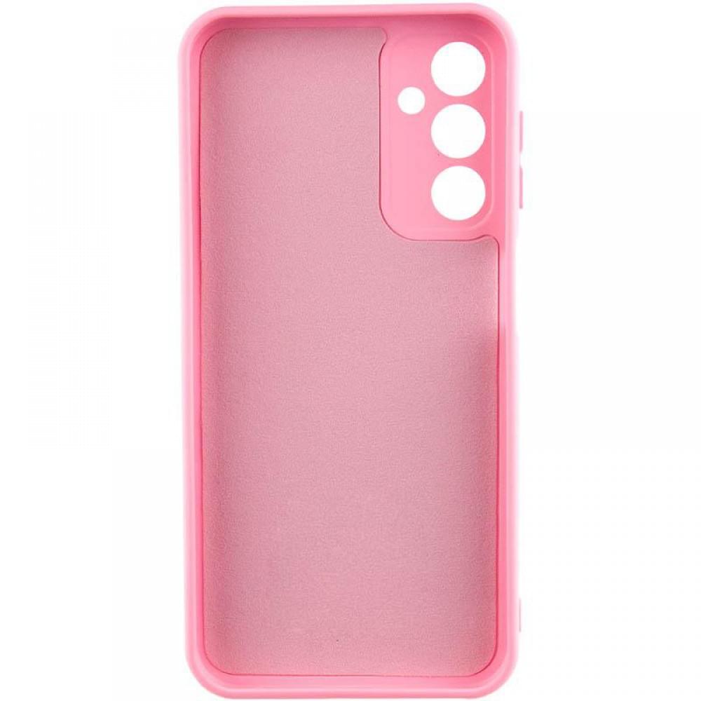 Чохол TPU GETMAN Liquid Silk Full Camera для Samsung Galaxy M34 5G Рожевий / Pink
