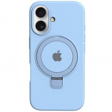 Чохол Silicone Case Full Protective with Ring для Apple iPhone 16 (6.1") Blue