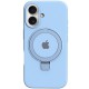 Чохол Silicone Case Full Protective with Ring для Apple iPhone 16 (6.1") Blue