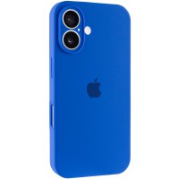 Чохол Silicone Case Full Camera Protective (AA) для Apple iPhone 16 Plus (6.7") Синій / Capri Blue