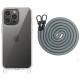 Чохол TPU Transparent with Straps для Apple iPhone 14 Pro (6.1") Fog