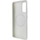 TPU чохол Bonbon Metal Style with MagSafe для Samsung Galaxy S22 Білий / White