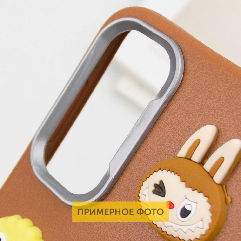 Чохол TPU Leather Toys для Xiaomi Poco X6 / Note 13 Pro 5G Labubu / Brown