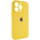 Чохол Silicone Case Full Camera Protective (AA) для Apple iPhone 15 Pro (6.1") Жовтий / Yellow