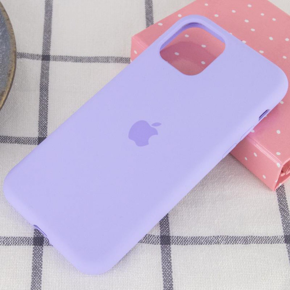 Чохол Silicone Case Full Protective (AA) для Apple iPhone 11 Pro (5.8") Бузковий / Dasheen