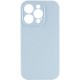 Чохол Silicone Case Full Camera Protective (AA) NO LOGO для Apple iPhone 16 Pro Max (6.9") Блакитний / Sweet Blue