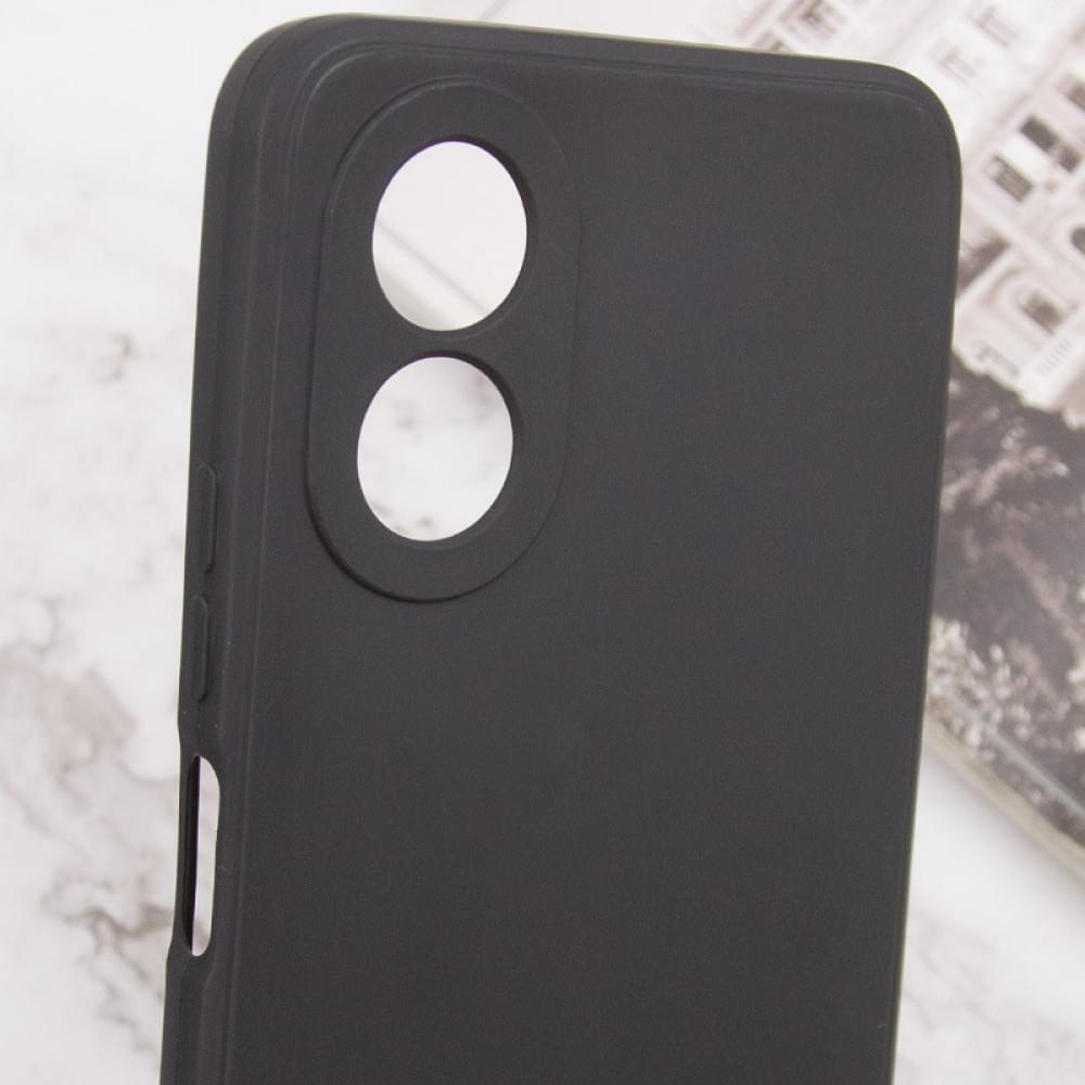 Силіконовий чохол Candy Full Camera для Oppo A58 4G Чорний / Black
