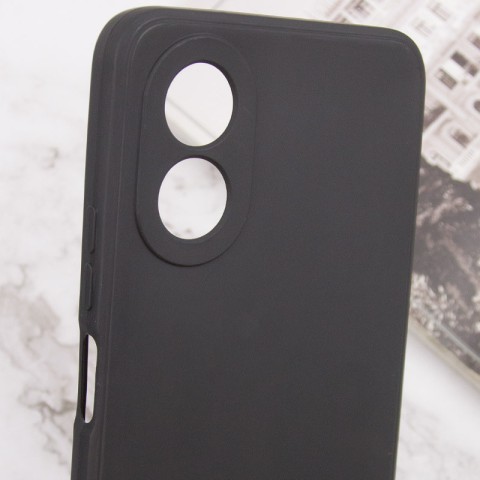 Силіконовий чохол Candy Full Camera для Oppo A58 4G Чорний / Black
