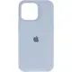 Чохол Silicone Case (AA) Logo with MagSafe для Apple iPhone 11 (6.1") Блакитний / Lilac Blue