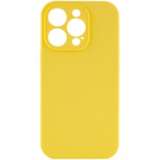 Чохол Silicone Case Full Camera Protective (AA) NO LOGO для Apple iPhone 14 Pro Max (6.7") Жовтий / Yellow