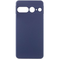 Чохол Silicone Cover Lakshmi Full Camera (AA) для Google Pixel 7 Pro Синій / Midnight Blue