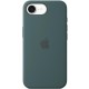Чохол Silicone case (AAA) with Magsafe для Apple iPhone 16e (6.1") Lake Green Чохол Silicone case (AAA) with Magsafe для Apple iPhone 16e (6.1") Lake Green
